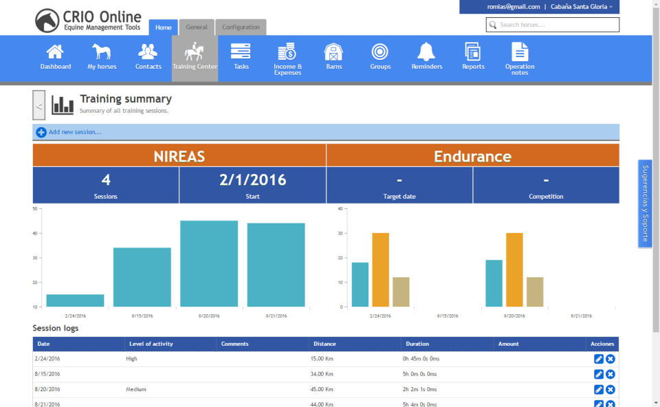 screenshot of CRIO ONLINE